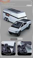 Машина игрушечная коллекционная "Tesla" с пикапом